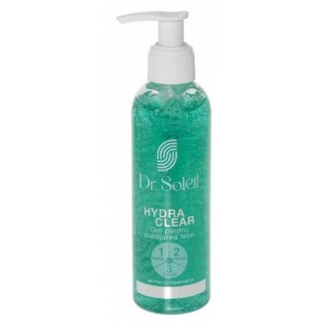 Gel pentru curatarea fetei 3in1, 200ml - DR SOLEIL