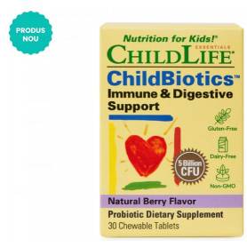 CHILD BIOTICS IMMUNE DIGESTIVE SUPPORT 30 Cpr masticabile - Probiotic copii - SECOM