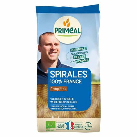 Spirale din grau dur integral, 500g - Primeal