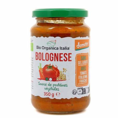 Sos bolognese vegetal, 350g - Bio Organica Italia