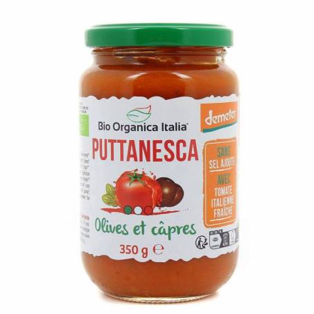 Sos de rosii Puttanesca, 350g - Bio Organica Italia