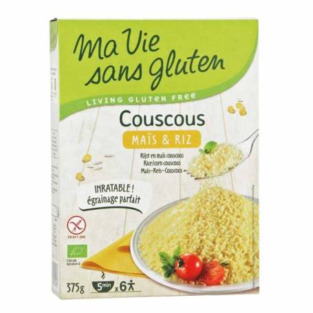 Cuscus din porumb si orez, fara gluten, 375g - Ma vie sans gluten