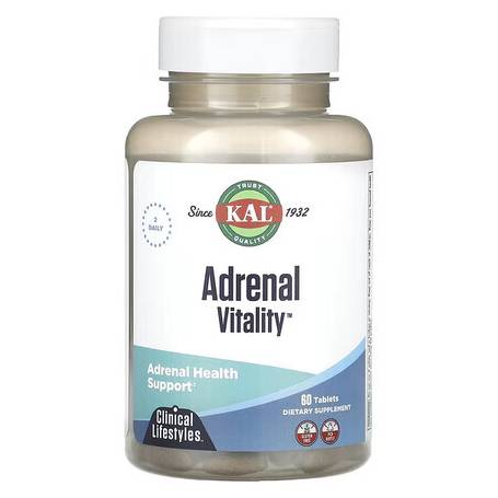 ADRENAL VITALITY 60 tablete pentru sustinerea glandelor suprarenale - Kal - SECOM