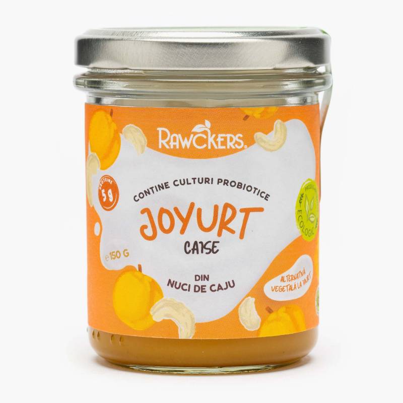 Iaurt din nuci caju cu caise - Joyurt, eco-bio, 150g, Rawckers