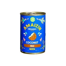 Lapte de cocos 17 %, eco-bio, 400 ml, Amaizin