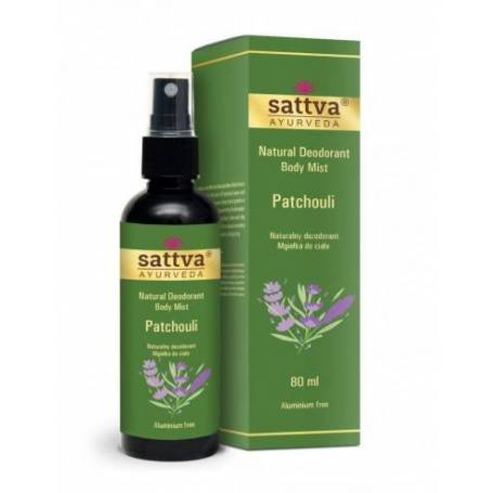 Deodorant fara aluminiu Patchouli 80ml - Sattva