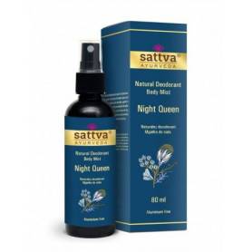 Deodorant fara aluminiu Night Queen 80ml - Sattva