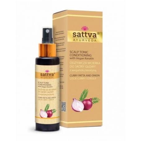 Tratament anticadere si crestere par cu ceapa si curry 100ml - Sattva