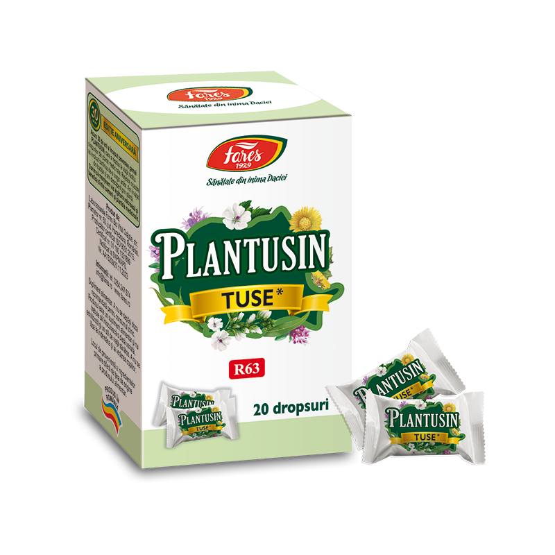 Plantusin tuse, R63, 20 dropsuri, Fares