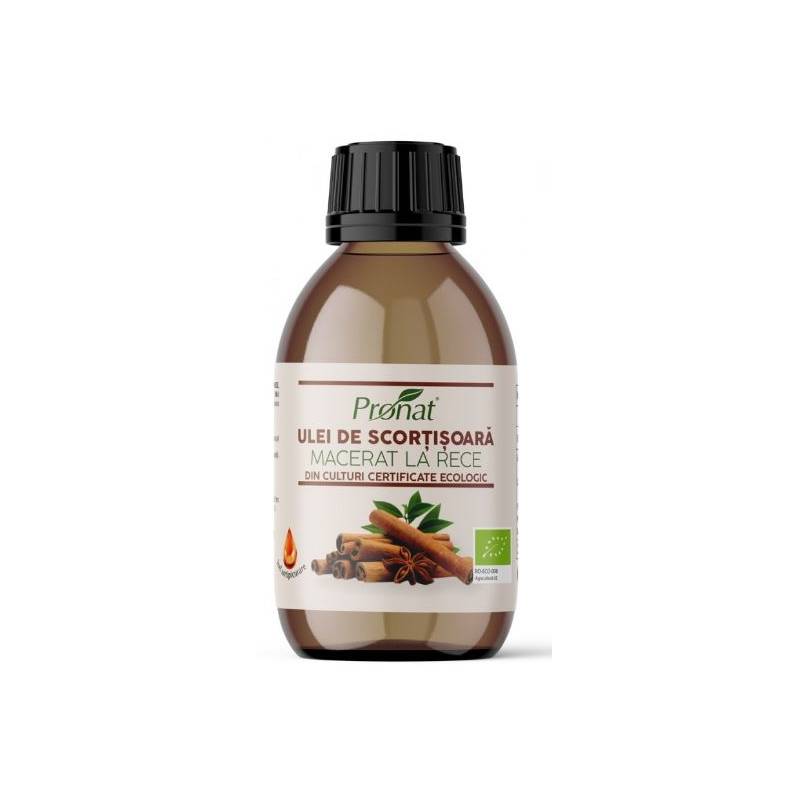 Ulei de scortisoara macerat la rece Eco-Bio 100ml - Pronat