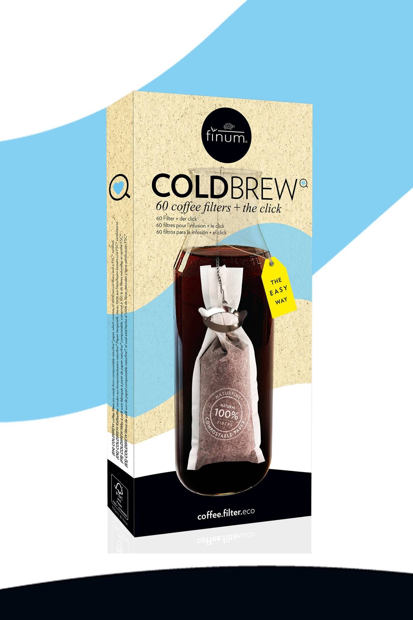 Coldbrew, Filtre Pentru Prepararea La Rece A Cafelei + Dispozitiv De Sigilare Cu Click - Riensch&held