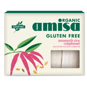 Crispbread (painici) din orez si amaranth fara gluten eco-bio 150g - Amisa