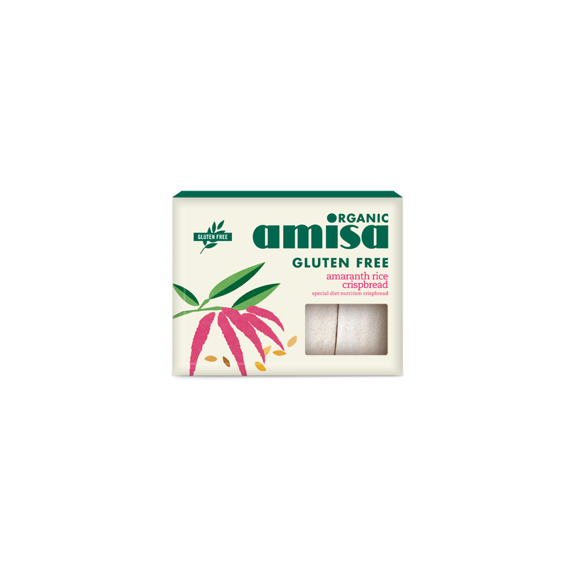 Crispbread (painici) din orez si amaranth fara gluten eco-bio 150g -