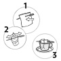Teacup set, 60 de filtre naturfine pentru ceai + bastonas de bambus - Riensch&Held