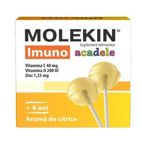 MOLEKIN IMUNO +4ANI AROMA CITRICE 12 ACADELE - ZDROVIT