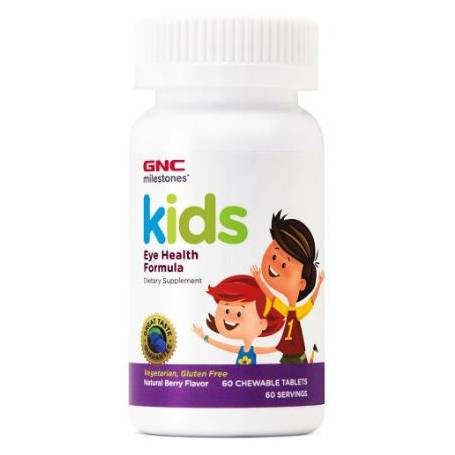 Milestones Kids Eye Health Formula - Suport Pentru Sanatatea Vizuala a copiilor - 60cps - GNC