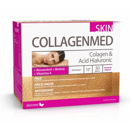 Collagenmed Skin, colagen pentru piele, 30 plicuri, Dietmed-Naturmil