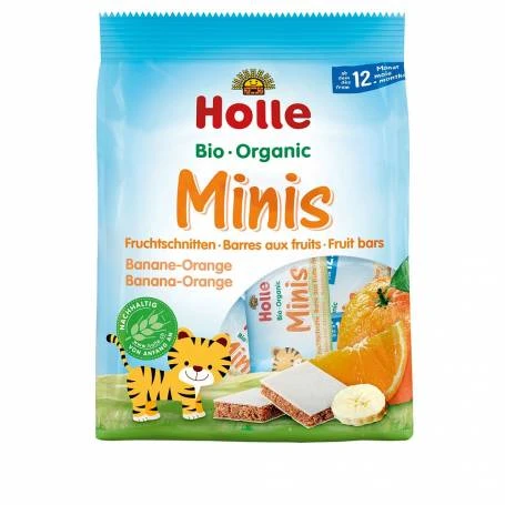 Batoane cu fructe, banane si portocale, + 12 luni, eco-bio, Holle