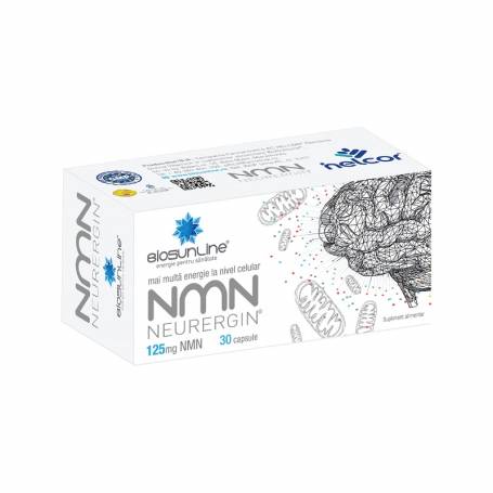 NMN Neurergin, sustine functionarea sistemului nervos, 30 capsule, HELCOR