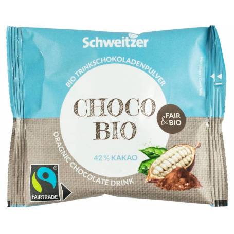 Ciocolata calda fairtrade, Eco-Bio 22g - Schweitzer