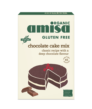 Mix pentru tort cu ciocolata fara gluten eco-bio 400g - amisa