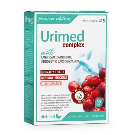 Urimed complex + probiotic, infectii urinare, 28cps, DIETMED - Type Nature