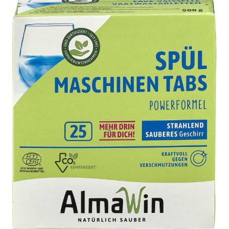 Tablete pentru masina de spalat vase Eco-Bio 500g - AlmaWin