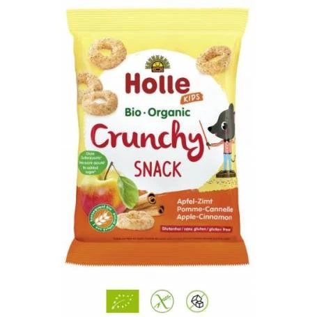 Snack crocant cu mar si scortisoara, +3 ani, Eco-Bio 25g - Holle