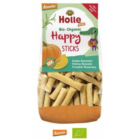 Sticksuri cu dovleac si rozmarin pentru copii, +3 ani, Eco-Bio 100g - Holle