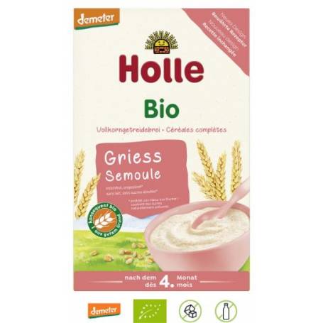 Terci cu cereale integrale pentru copii, +5 luni, Eco-Bio 250g - Holle