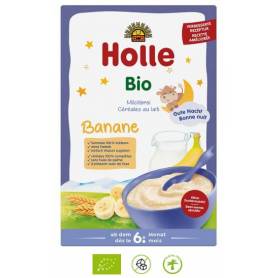 Terci cu lapte si banane pentru copii, +6 luni, Eco-Bio 250g - Holle