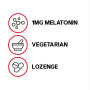 Melatonina Masticabila cu aroma De Cirese 1Mg, 120 Tablete - GNC