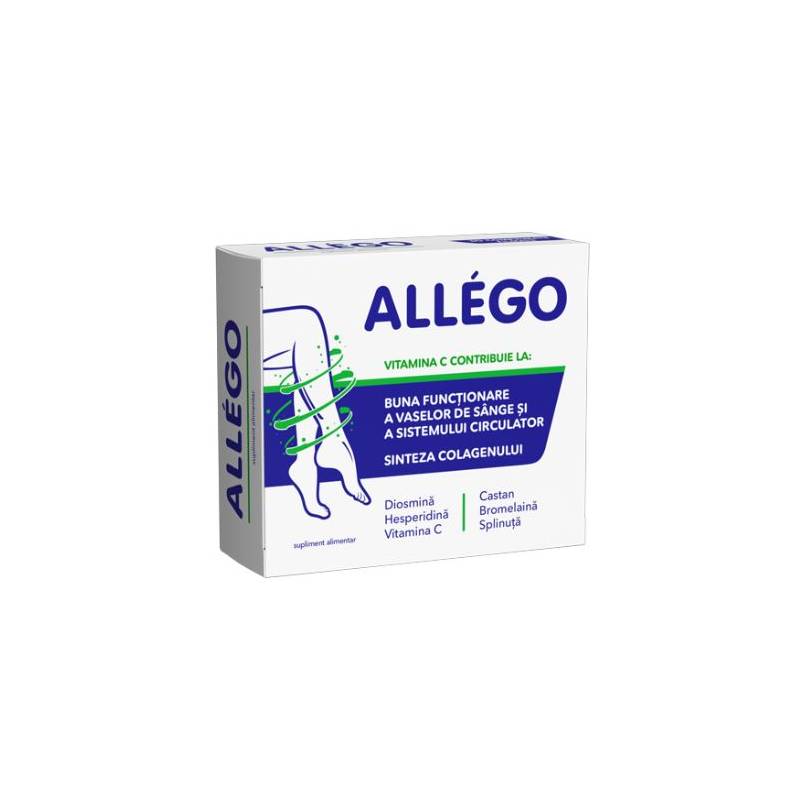 ALLEGO, Suntine sanatatea sistemului circulator 30cpr - FITERMAN