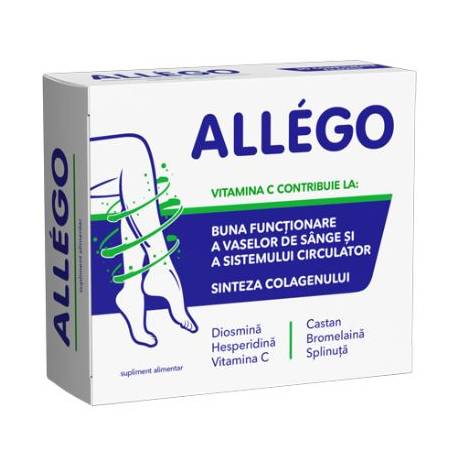 ALLEGO, Suntine sanatatea sistemului circulator 30cpr - FITERMAN PHARMA