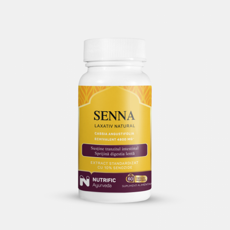 Senna, laxativ natural, 60 capsule vegetale, Nutrific