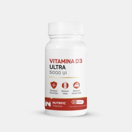 VITAMINA D3 ULTRA, 5000 IU, 30 capsule, Nutrific