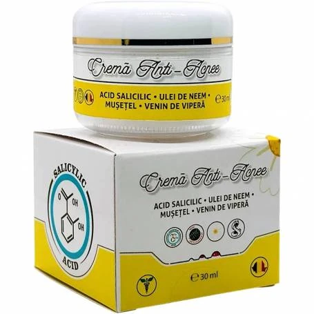 Crema hidratanta cu unt de cacao, vitamina E, vitamina B5 si venin de vipera, 50 ml, KASUF