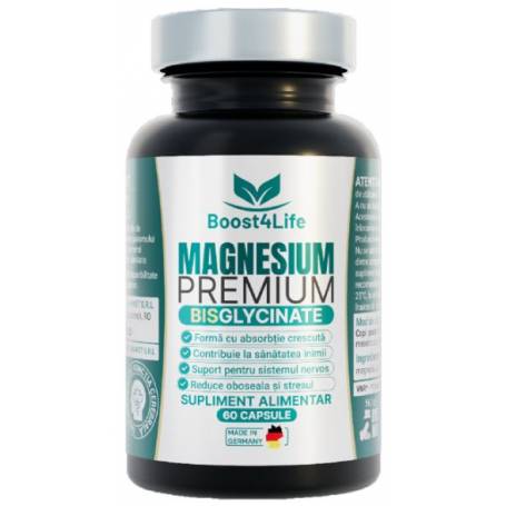 MAGNESIUM PREMIUM BISGLYCINATE 60 capsule - BOOST4LIFE