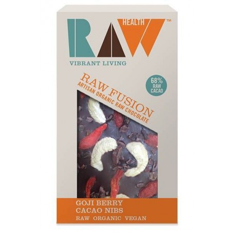 Ciocolata artizanala cu goji raw eco-bio 30g - Raw Health