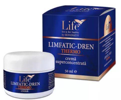 Crema Drenaj Limfatic Limfadren Thermo, 50ml - Dvr Pharm
