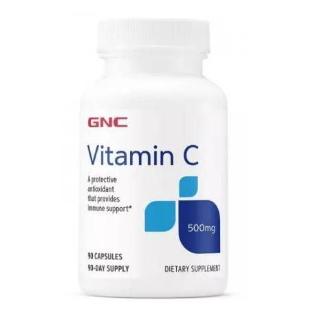 Vitamina C 500mg Cu Macese 90 tablete - GNC