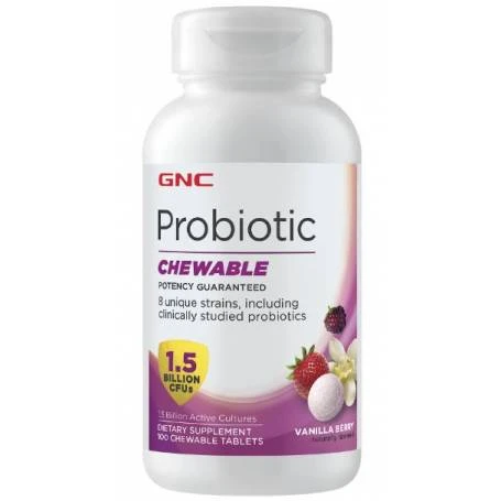 COMPLEX DE PROBIOTICE 1.5 MILIARDE CFU, 100 Tablete - GNC