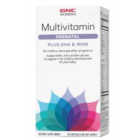FORMULA PRENATALA CU DHA SI FIER PENTRU FEMEI 90CPS - GNC