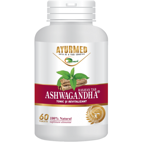 Ashwagandha RASAYAN, adaptogen ayurvedic, 60 tablete - Ayurmed