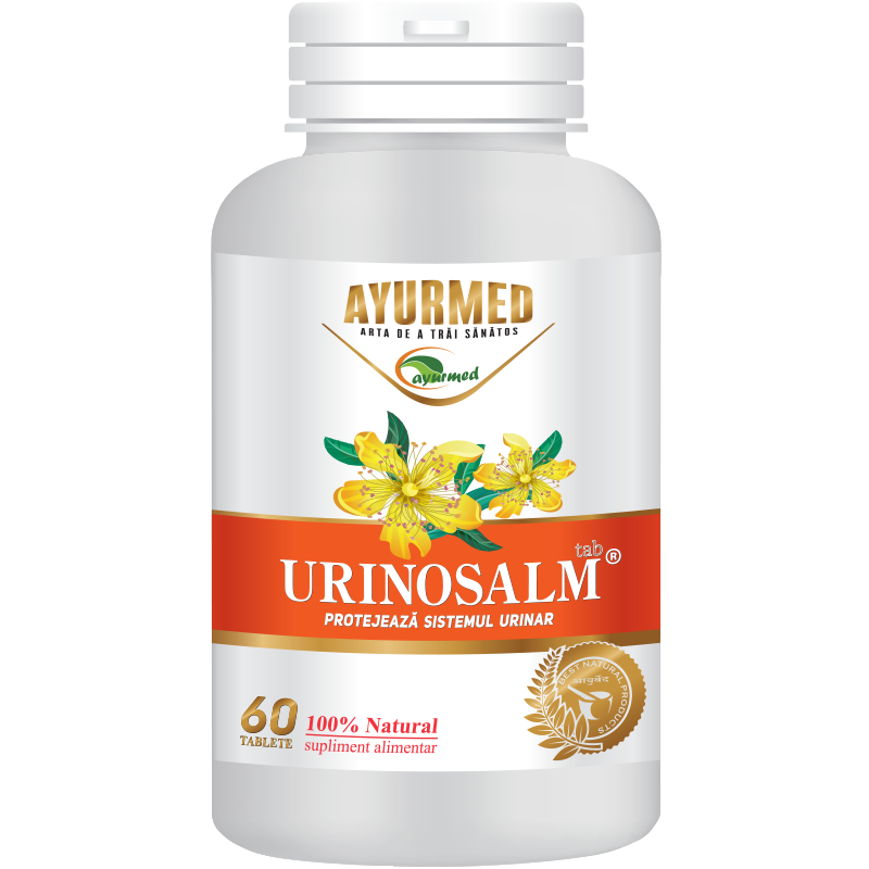Urinosalm, sistem urinar si rinichi, tablete Ayurmed 120 tablete