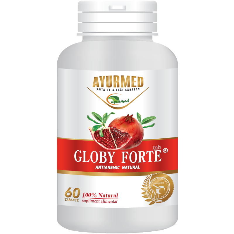 GLOBY FORTE, antianemic natural, tablete, AYURMED - 120 tablete
