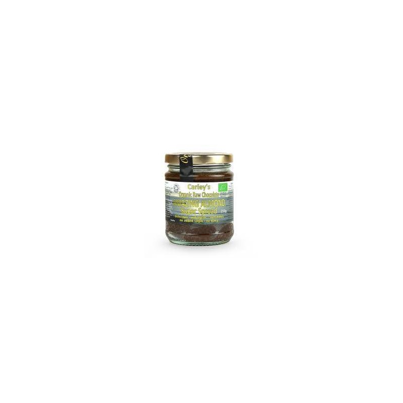 Crema tartinabila raw cu ciocolata si migdale eco-bio 250g - Carleys