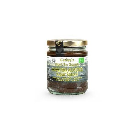 Crema tartinabila raw cu ciocolata si migdale eco-bio 250g - Carleys