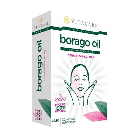Borago ulei (Limba Mielului) 30 capsule - Vitacare