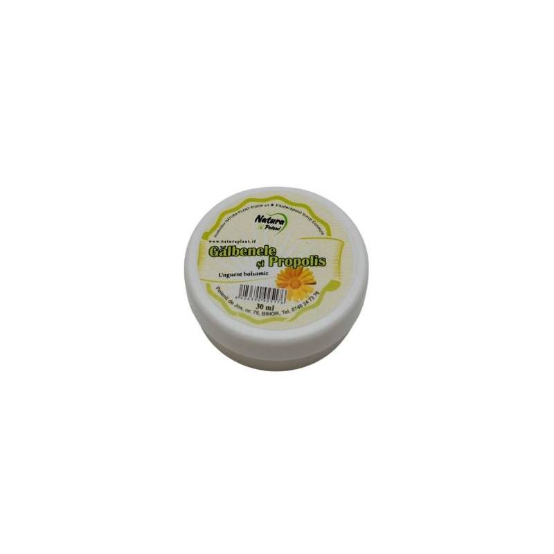 Unguent Balsamic Galbenele si propolis 30ml - NATURA PLANT POIENI